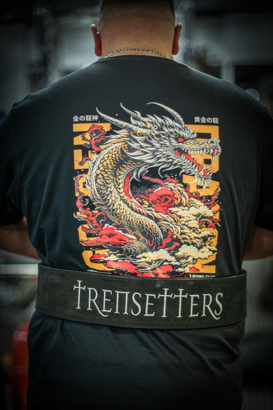 Trensetters Golden Dragon T-Shirt - 100% Cotton, Oversize Fit