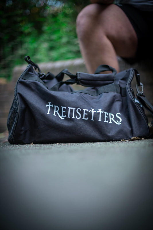 Trensetters Black Duffel Bag - Gym & Travel Bag