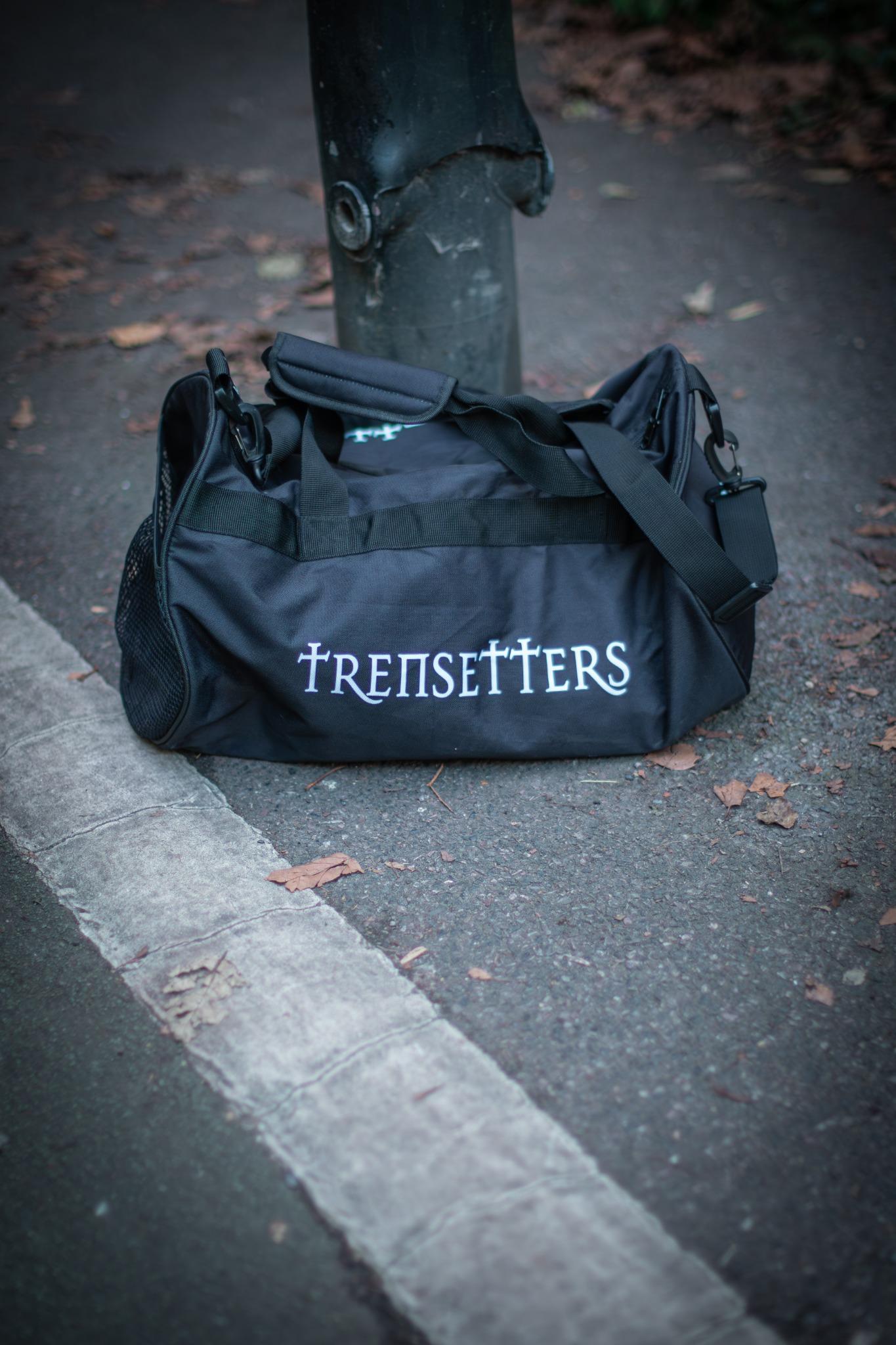 Trensetters Black Duffel Bag - Gym & Travel Bag